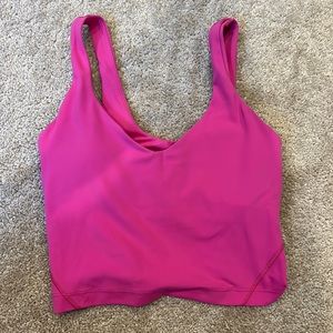 Lululemon sonic pink align tank size 2